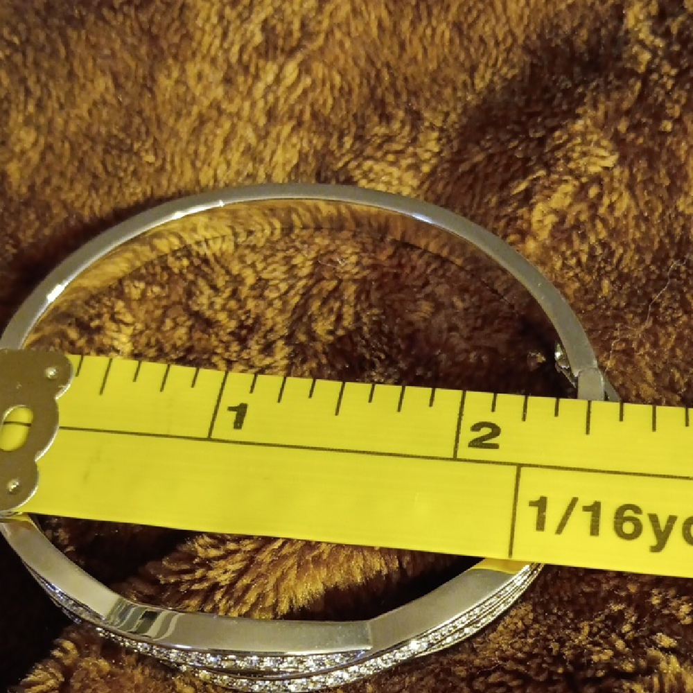 Silver Gemstone Pavé Bracelet - Picture 5 of 5